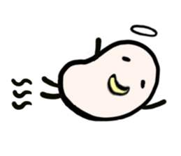 beans and chick sticker #5470262