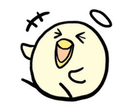 beans and chick sticker #5470270