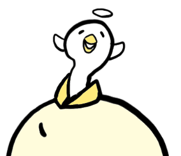 beans and chick sticker #5470282