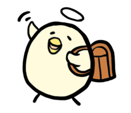 beans and chick sticker #5470288