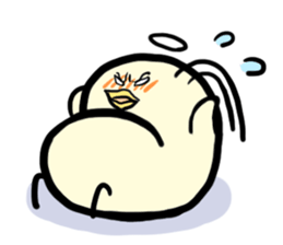 beans and chick sticker #5470289