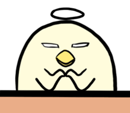 beans and chick sticker #5470290