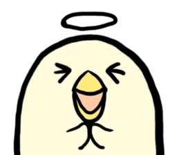 beans and chick sticker #5470293