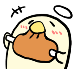 beans and chick sticker #5470294