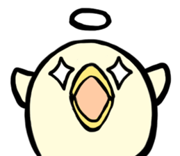 beans and chick sticker #5470296