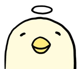 beans and chick sticker #5470299