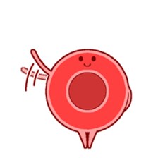Mr. Red Blood Cell sticker #5470340