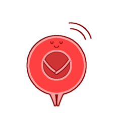 Mr. Red Blood Cell sticker #5470341