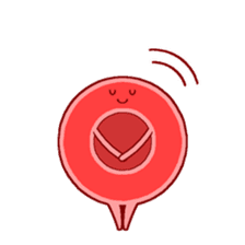 Mr. Red Blood Cell sticker #5470341