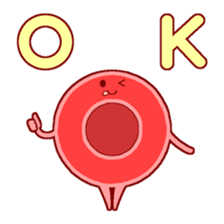 Mr. Red Blood Cell sticker #5470342