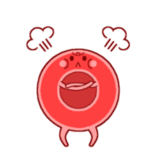 Mr. Red Blood Cell sticker #5470345