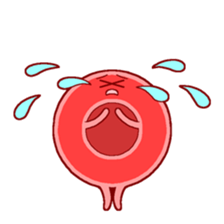 Mr. Red Blood Cell sticker #5470346