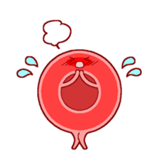 Mr. Red Blood Cell sticker #5470347