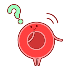Mr. Red Blood Cell sticker #5470356