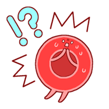 Mr. Red Blood Cell sticker #5470358