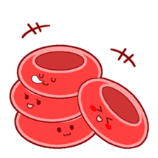 Mr. Red Blood Cell sticker #5470361