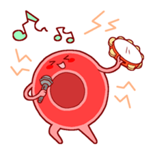 Mr. Red Blood Cell sticker #5470371