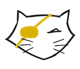 Bluntness cat sticker #5471501