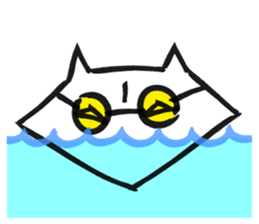 Bluntness cat sticker #5471514