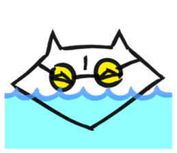 Bluntness cat sticker #5471514