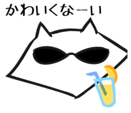 Bluntness cat sticker #5471517