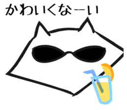 Bluntness cat sticker #5471517