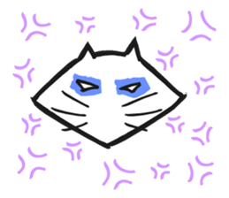 Bluntness cat sticker #5471527
