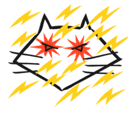 Bluntness cat sticker #5471528