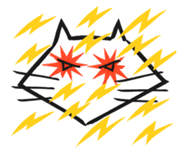 Bluntness cat sticker #5471528