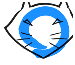 Bluntness cat sticker #5471530