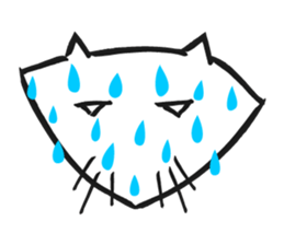 Bluntness cat sticker #5471531