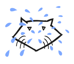 Bluntness cat sticker #5471532