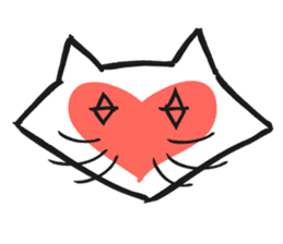 Bluntness cat sticker #5471534