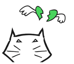 Bluntness cat sticker #5471535