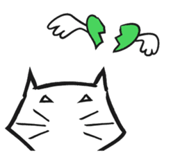 Bluntness cat sticker #5471535