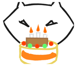 Bluntness cat sticker #5471539