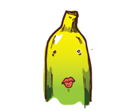 Growin foot banana sticker #5471712