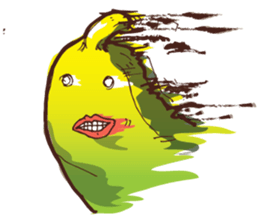 Growin foot banana sticker #5471714