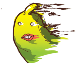 Growin foot banana sticker #5471714