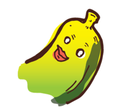 Growin foot banana sticker #5471736