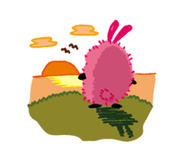 Fluffy and Soft Rabbit sticker #5472119