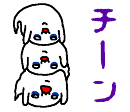 3 ghosts sticker #5472162