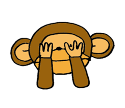 Monkey go go! sticker #5472257