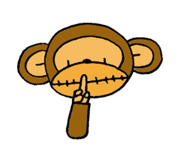 Monkey go go! sticker #5472258