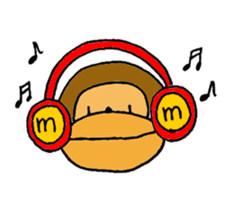 Monkey go go! sticker #5472259