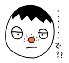 A saucy young son. sticker #5472401