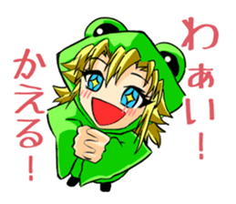 a flog Sticker sticker #5472684