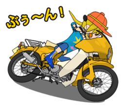 Reyna's dream be a rider. sticker #5472721