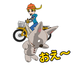 Reyna's dream be a rider. sticker #5472734