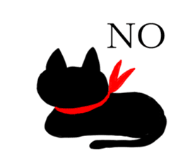 BLACK CAT STICKERS sticker #5472781